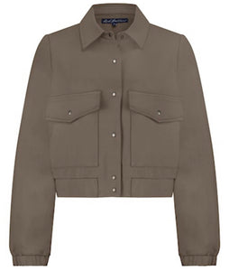 Bomber Punta Taupe Jacket