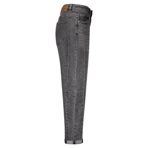 Caitlin Sidepatch Grey denim