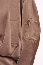 Load image into Gallery viewer, Flore Slate Bark Bomber Jacket
