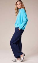 Load image into Gallery viewer, Turquoise Asymmetrical jumper
