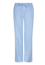 Load image into Gallery viewer, Claudette Linen/viscose pinstriped Trousers
