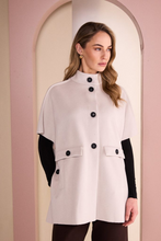 Load image into Gallery viewer, High Neck Button Through Jacket With Pocket Flap
