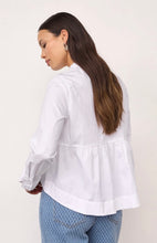Load image into Gallery viewer, Poppy White Flare Blouse
