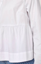 Load image into Gallery viewer, Poppy White Flare Blouse
