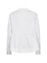 Load image into Gallery viewer, Poppy White Flare Blouse
