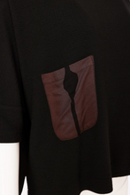 Load image into Gallery viewer, Round Neck Top With Choko Print Sections
