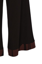 Load image into Gallery viewer, Wide legged trousers with Choko print cuff
