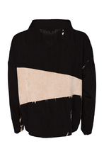 Load image into Gallery viewer, High Neck Top With Corded Angle Section
