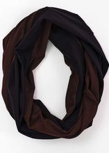 Load image into Gallery viewer, Choko &amp; Black Beanie Hat with Contrast Turn Up and Gloves
