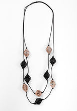 Load image into Gallery viewer, Two Tone Spiral Necklace
