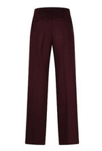 Load image into Gallery viewer, Colette Punta piping Burgundy Trousers
