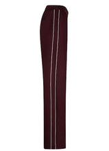 Load image into Gallery viewer, Colette Punta piping Burgundy Trousers
