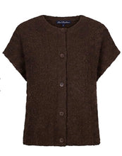 Load image into Gallery viewer, Sleeveless Espresso Knit Boucle
