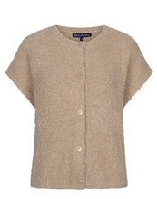 Load image into Gallery viewer, Sleeveless Latte Knit Boucle
