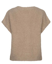 Load image into Gallery viewer, Sleeveless Latte Knit Boucle

