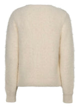 Load image into Gallery viewer, Cardigan Cream Fuzzy
