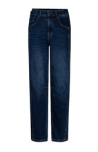Load image into Gallery viewer, Catlina Side Patch Dark Stone Jean
