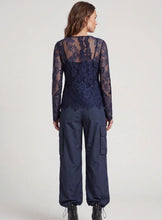 Load image into Gallery viewer, Charlotte Navy Blue Top
