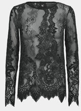 Load image into Gallery viewer, Charlotte Black Lace Top
