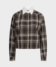 Load image into Gallery viewer, Blouse short check strass
