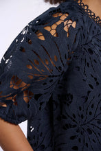 Load image into Gallery viewer, Chantelle Navy Blouse
