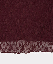 Load image into Gallery viewer, Merlot Lace Top
