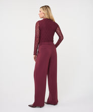 Load image into Gallery viewer, Merlot Lace Top
