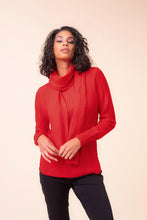 Load image into Gallery viewer, Red Cable Knit Jumper &amp; Matching Scarf
