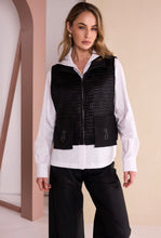 Load image into Gallery viewer, Quilted Waistcoat With Pocket And D Ring Trim
