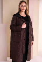 Load image into Gallery viewer, Padded Coat With Pocket And Stud Detail
