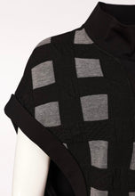 Load image into Gallery viewer, Box Check Jacket With Contrast Side Panels And Zip
