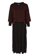 Load image into Gallery viewer, Two Piece Crushed Dress With Overtop
