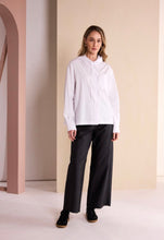 Load image into Gallery viewer, Cotton Hood Shirt With Tie String
