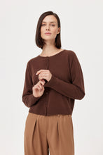 Load image into Gallery viewer, Brown cardigan
