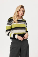 Load image into Gallery viewer, Banitta  Knit Jumper with wide stripes
