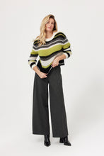 Load image into Gallery viewer, Banitta  Knit Jumper with wide stripes
