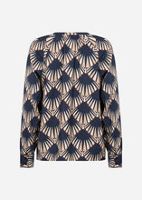 Load image into Gallery viewer, Halin Navy Top
