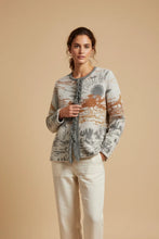 Load image into Gallery viewer, Rabe Fringe Grey Cardigan
