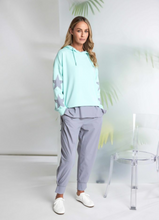 Load image into Gallery viewer, Dove Grey travel fabric Cuff Trousers
