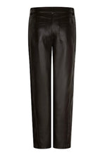 Load image into Gallery viewer, Caitlina Faux Leather Espresso Trousers
