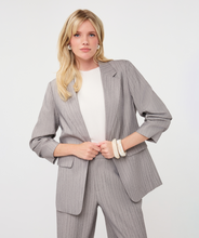 Load image into Gallery viewer, Blazer 3/4 slve herringbone
