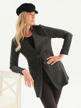 Load image into Gallery viewer, Black Fitted Coat
