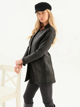 Load image into Gallery viewer, Black Fitted Coat
