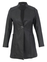 Load image into Gallery viewer, Black Fitted Coat
