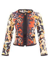 Load image into Gallery viewer, DOLCEZZA 'ANIMAL KINGDOM' COLLARLESS Jacket
