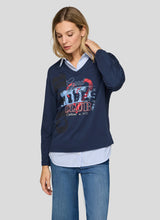 Load image into Gallery viewer, Sweatshirt with shirt under layer
