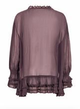 Load image into Gallery viewer, Feline Plum Blouse
