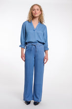 Load image into Gallery viewer, Anette Denim Blue Wide Trousers
