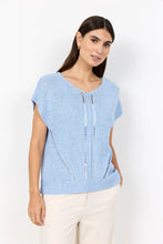 Load image into Gallery viewer, Carynn sky knit Top
