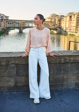 Load image into Gallery viewer, White with contrast stick detail
